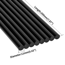 Black Color Hot Melt Glue Sticks for Hot Melt Gun Car Audio Craft General Purpose